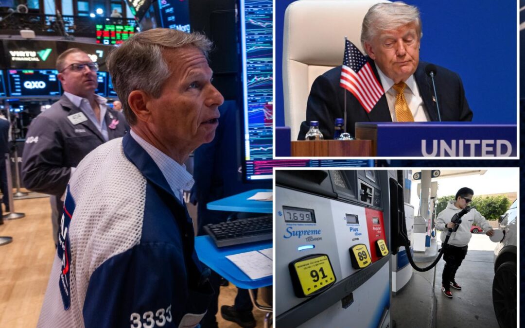 Dow falls 400 points, oil surges after Trump says Iran ceasefire is ‘over’ – which could halt gas decline