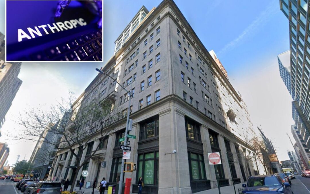 Anthropic leases new NYC office building, set to double local workforce by end of year