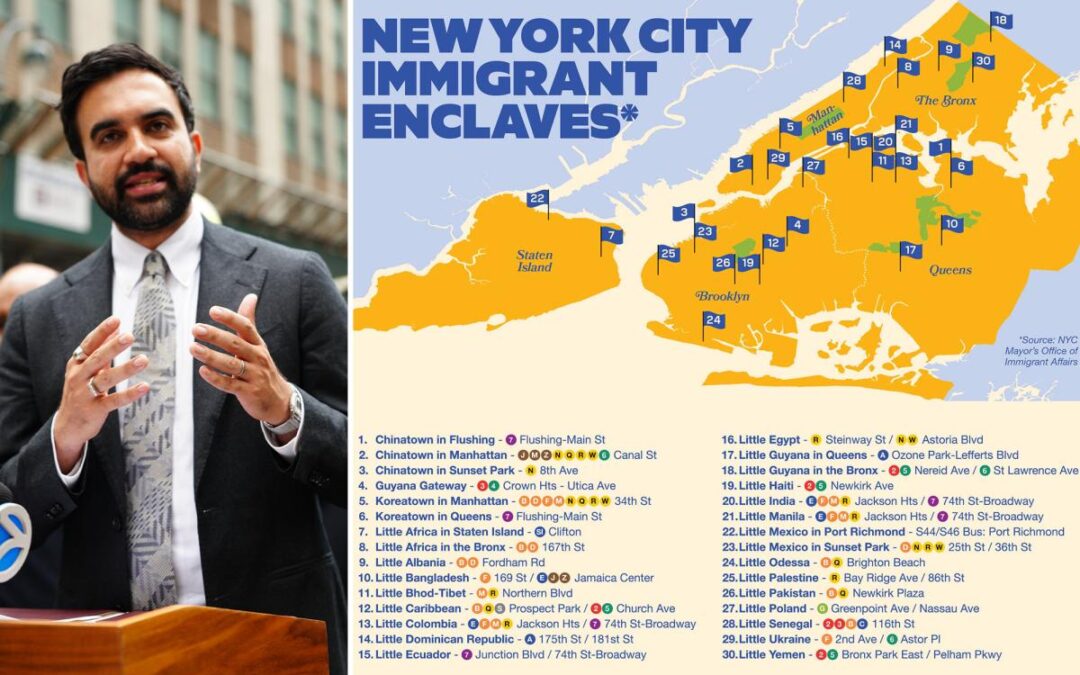 Mayor Mamdani’s map of NYC immigrant neighborhoods sparks outrage for ignoring Little Italy: ‘Terrible mistake’