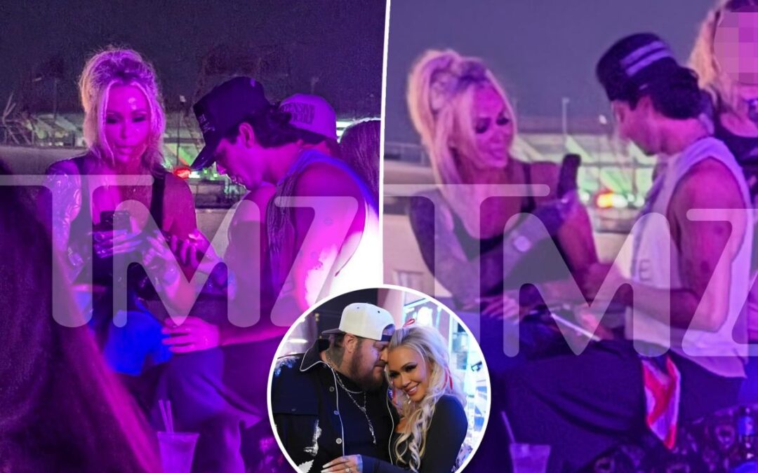 Bunnie Xo, 46, hangs out with reality star Dylan Wolf, 24, one day after makeout at Jelly Roll’s bar