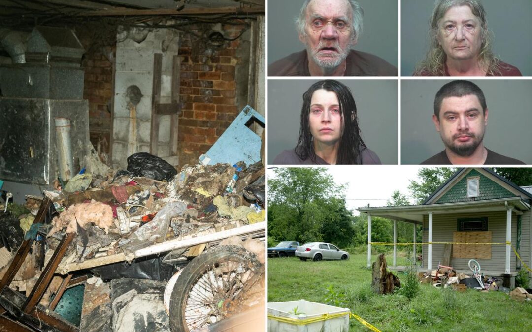 Inside the Ohio house of horrors where 16 ‘feral’ kids were rescued — stomach-churning pics reveal filthy, inhumane conditions