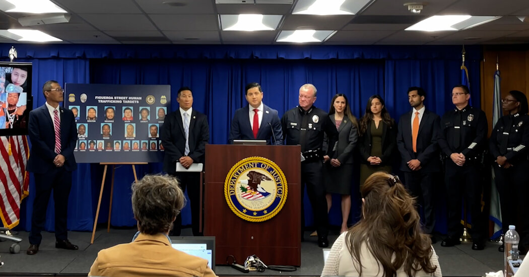 Nine Arrested in Federal Crackdown on L.A.’s Sex-Trafficking Corridor