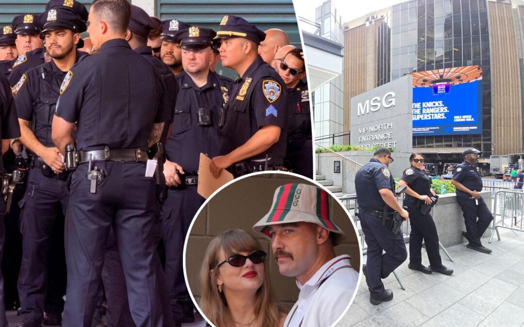 Staggering six-figure cost of Taylor Swift and Travis Kelce’s MSG wedding police presence revealed