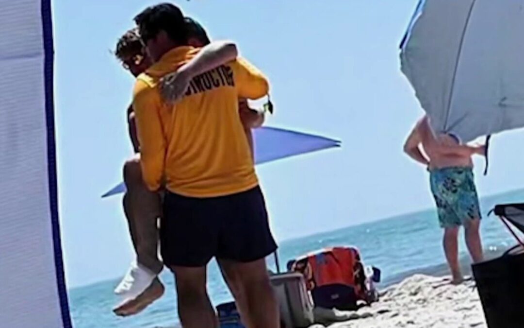 Possible shark bite at Long Island beach leaves man bleeding profusely