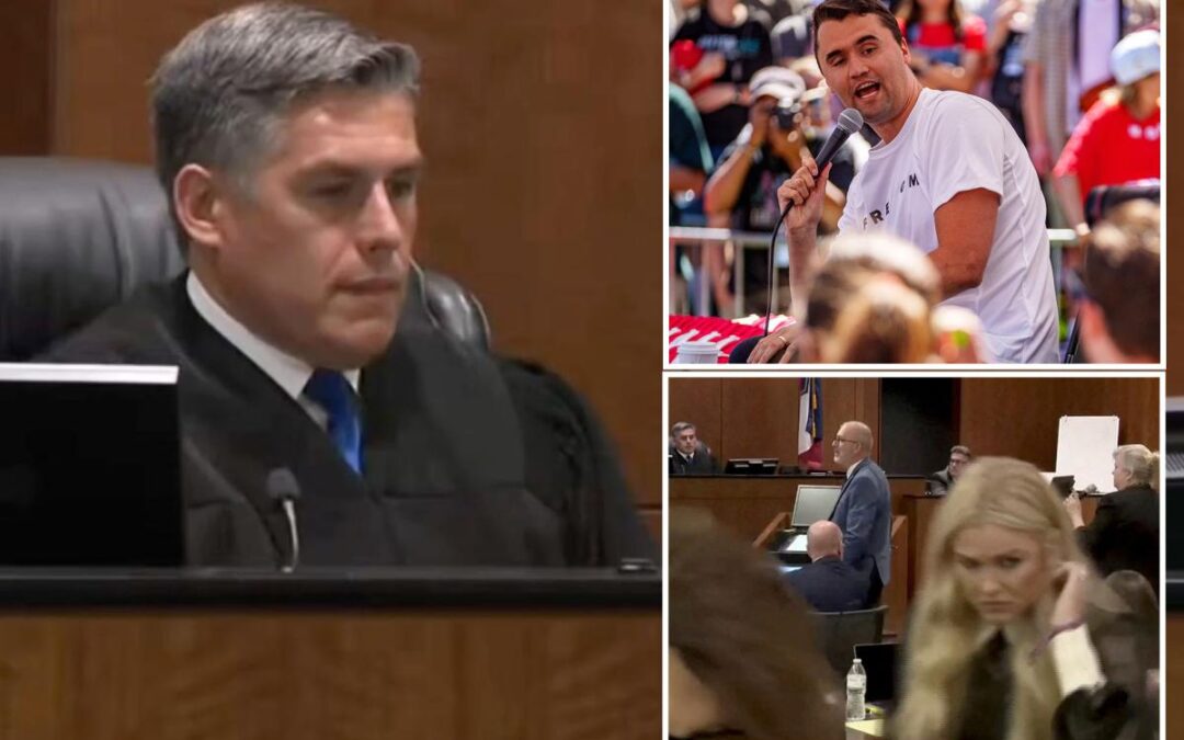 Shocking moment judge winces as disturbing evidence shown in Charlie Kirk hearing