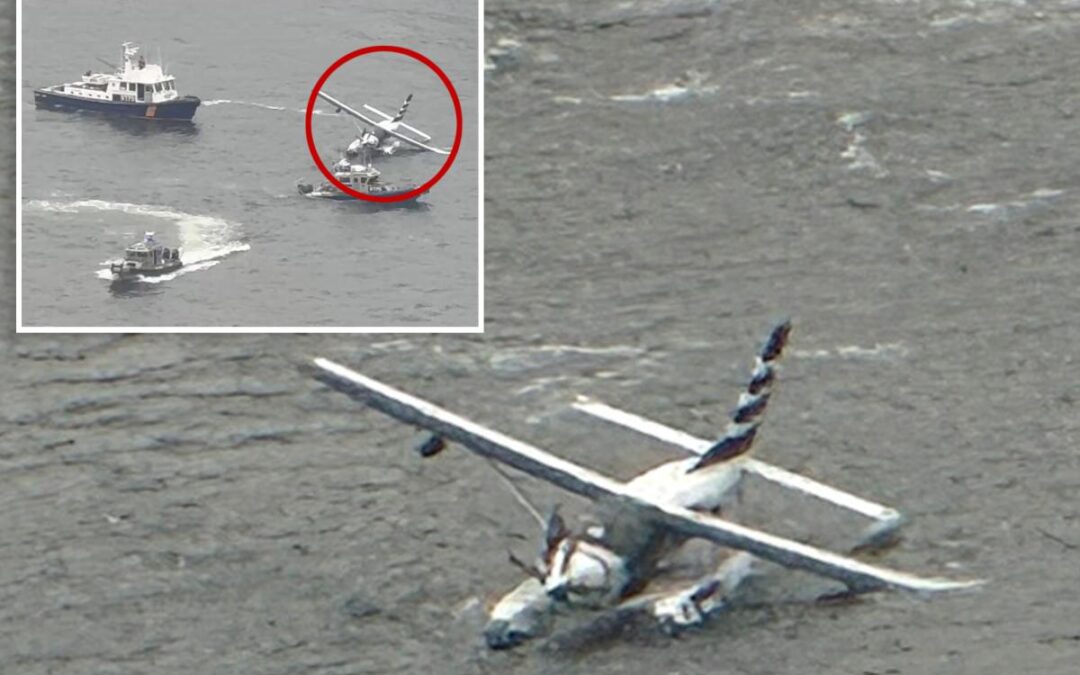 Seaplane carrying 10 passengers crashes into NYC’s East River