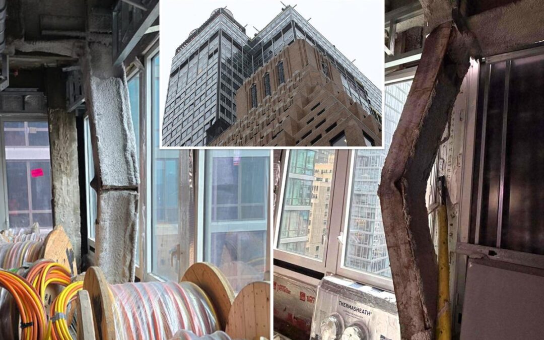 Crucial beams inside buckling NYC building ‘bending like cigarettes’: worker