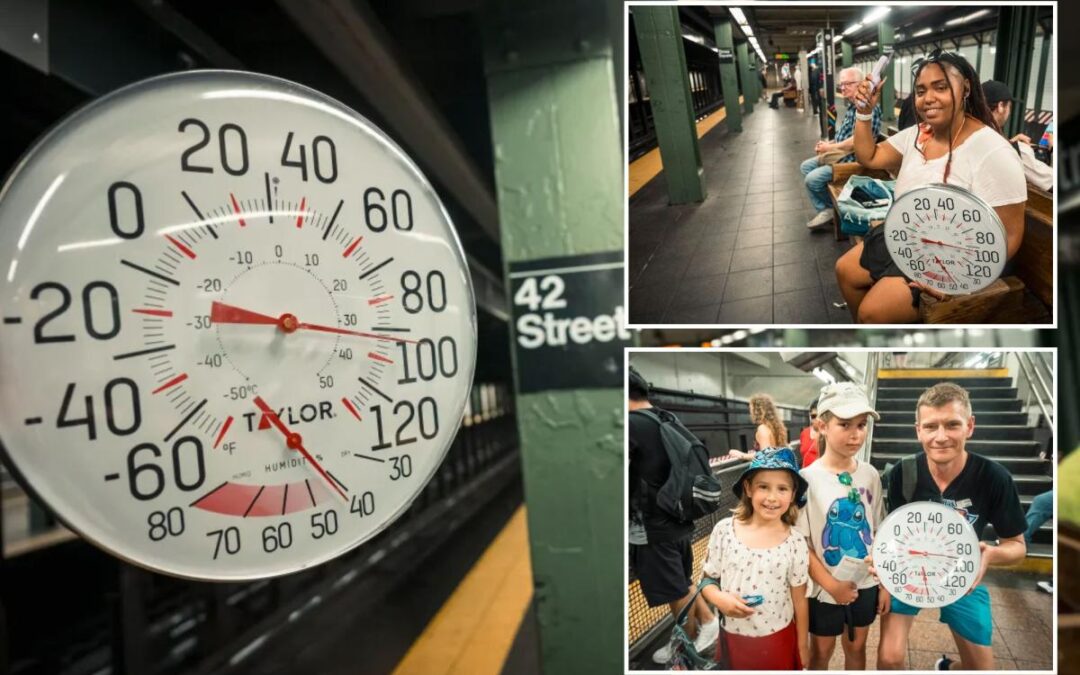 We recorded the temps of NYC subway stations during 100-degree heatwave — the results blew our minds: ‘Dante’s Inferno’