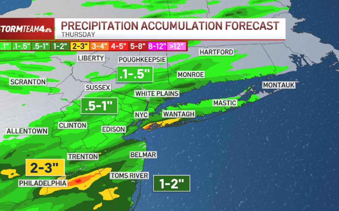 Isolated severe storms threaten parts of New Jersey Thursday: What to know