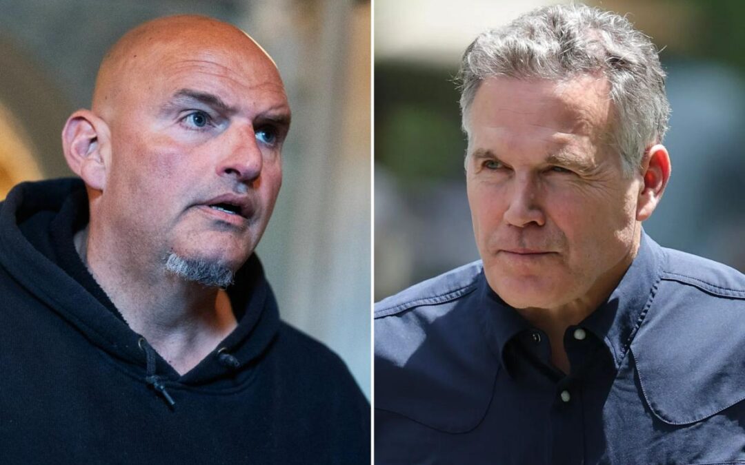 John Fetterman, David McCormick show unusual display of friendship at Sun Valley