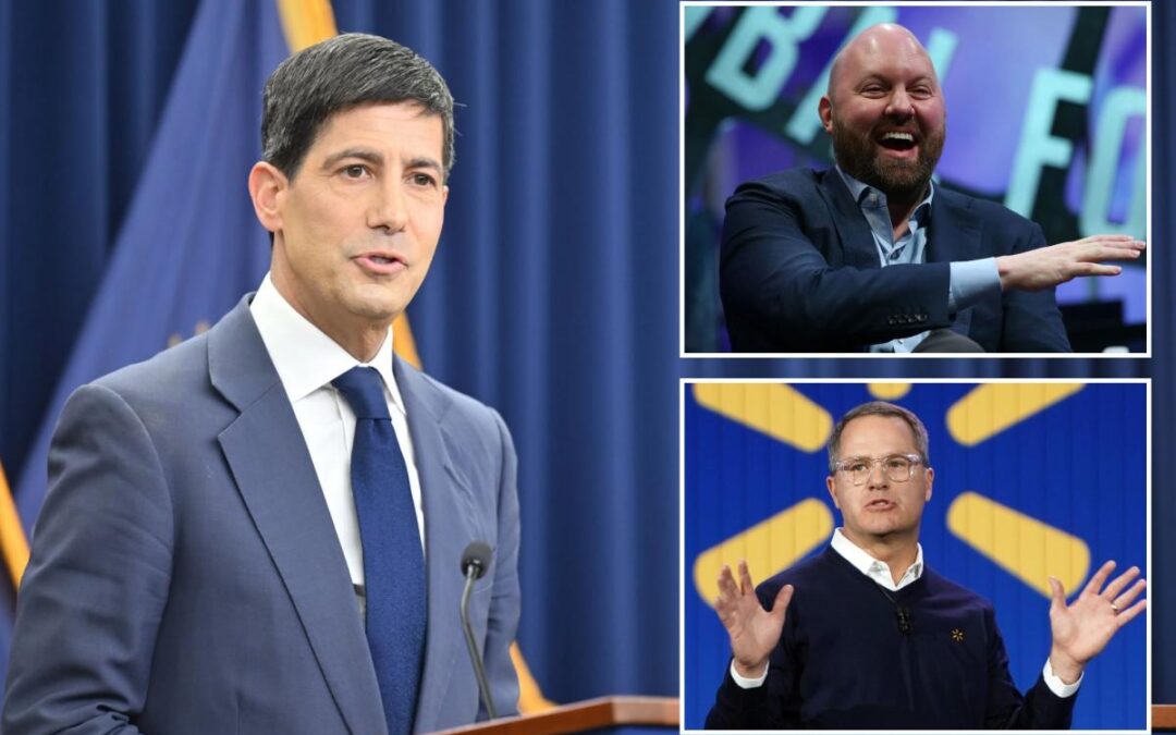 Fed Chair Kevin Warsh names Marc Andreessen, ex-Walmart CEO and others to lead task forces