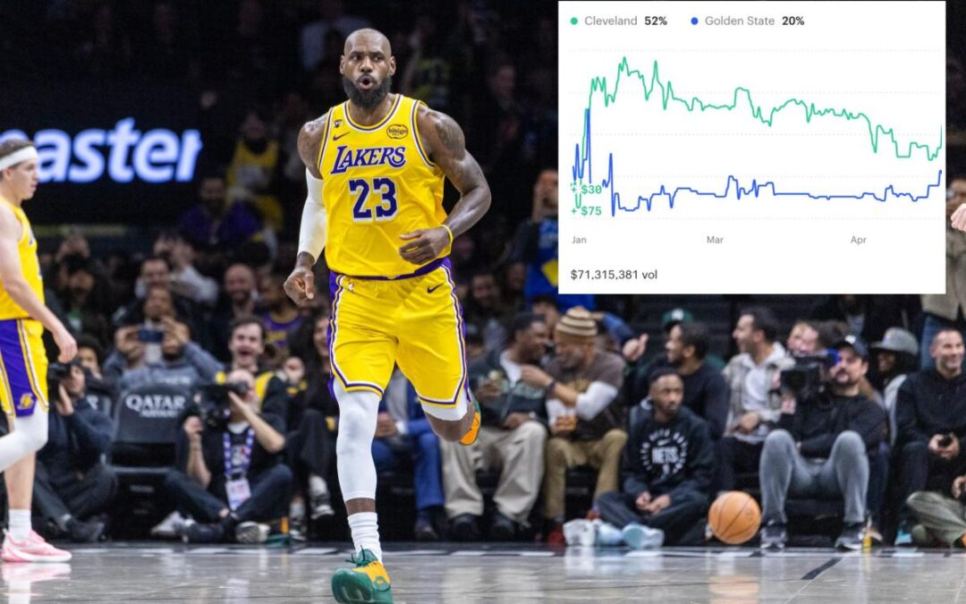 Fans have staked an obscene $70 million on which team LeBron James will play for next season