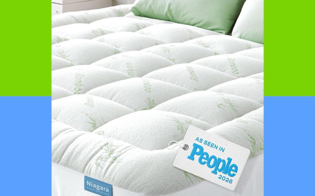 Melt into your sheets with this ‘moisture-wicking’ and ‘comfortable’ mattress topper at nearly 50% off
