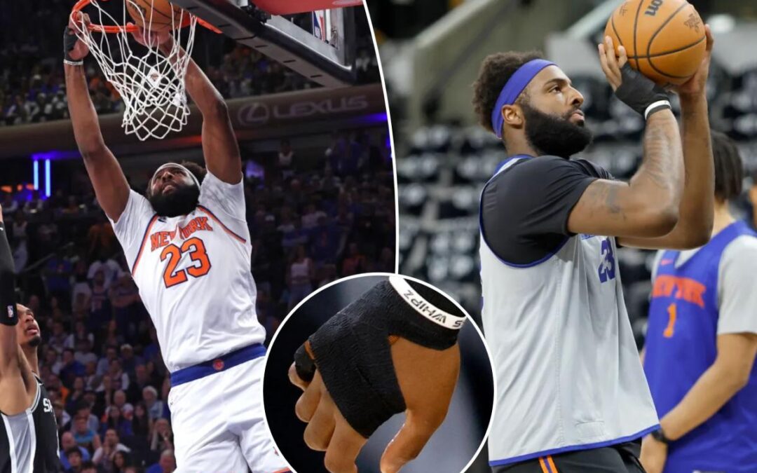 Ex-Knick Mitchell Robinson reveals how he injured hand before NBA Finals: ‘Broke down in tears’