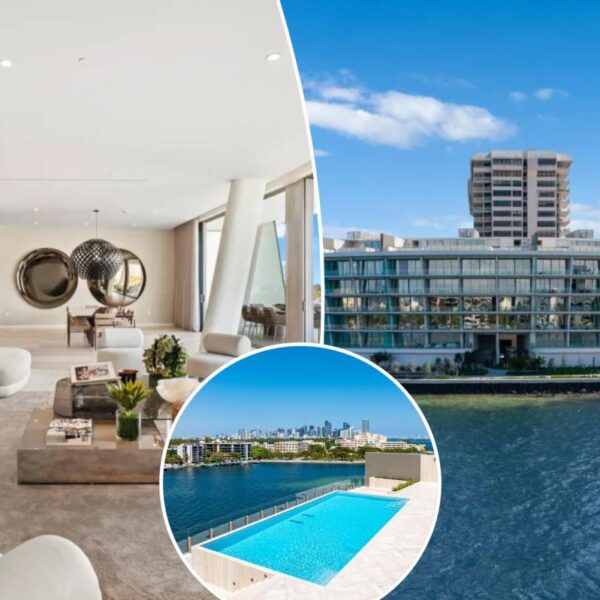Inside a new $23.5M Florida penthouse with a private pool — in the first new building built on a private Miami island in 47 years