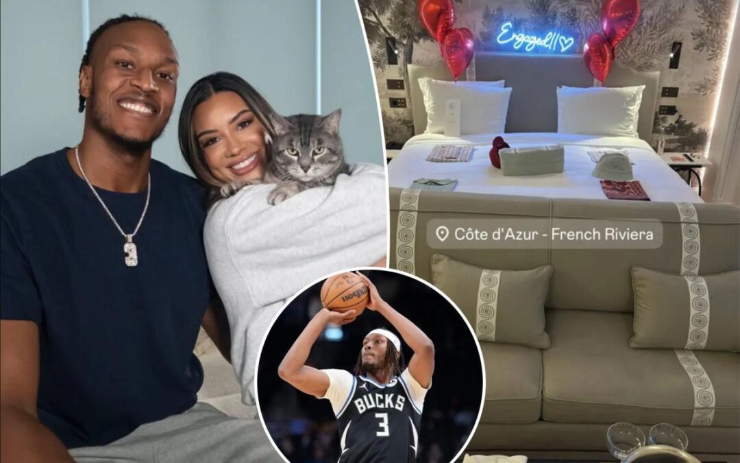 Bucks center Myles Turner gets engaged to girlfriend at iconic movie locale: ‘Chosen One’