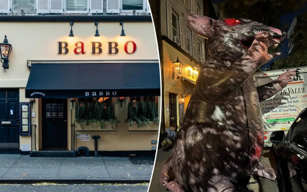 Iconic NYC eatery Babbo ordered to turn over video from when ‘Scabby the Rat’ mascot was knifed