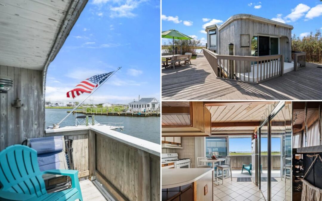 Long Island’s only legal floating home hits the market for $449K