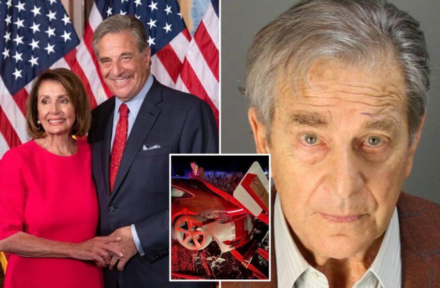 Nancy Pelosi’s husband Paul has a history of car crashes — including wreck that killed his brother