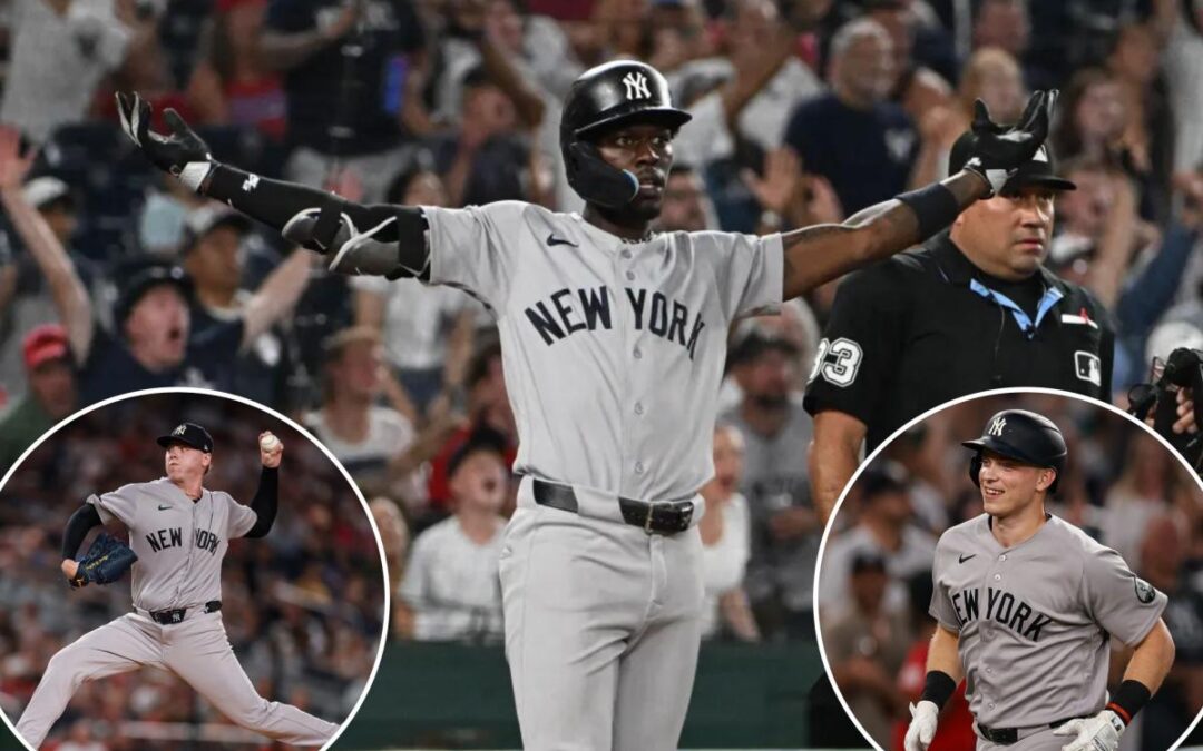Jazz Chisholm Jr. blasts dramatic ninth-inning homer to lift Yankees past Nationals for another win