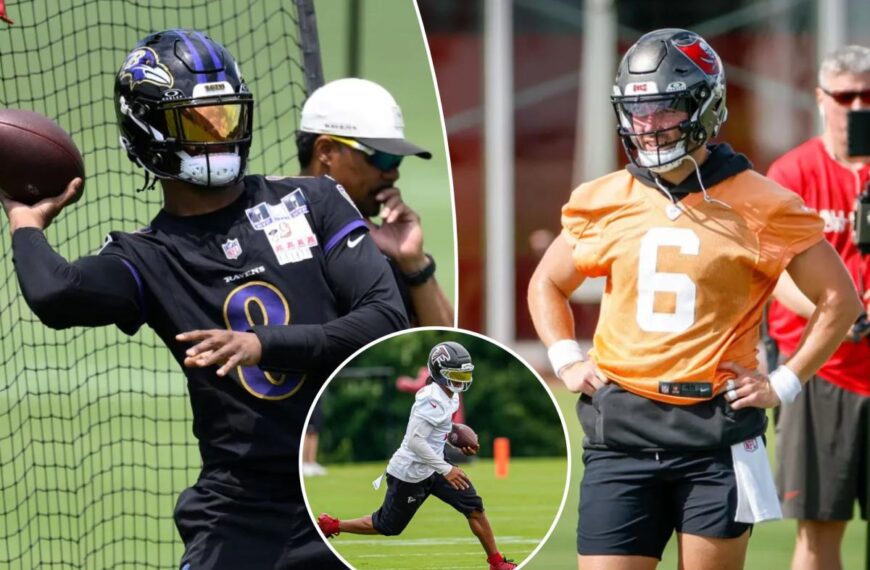 Lamar Jackson, Baker Mayfield contract questions lead NFL training camp’s biggest storylines