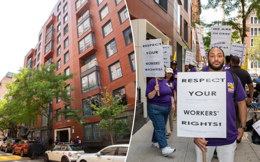 Inside the swanky midtown building near Billionaires Row where staff finally said enough and walked out
