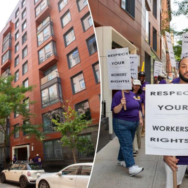 Inside the swanky midtown building near Billionaires Row where staff finally said enough and walked out