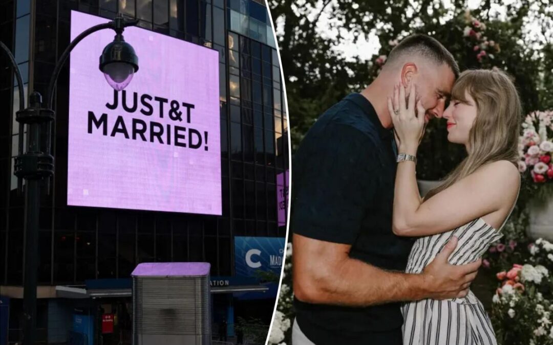 Taylor Swift and Travis Kelce married in star-studded wedding at MSG after secretly tying the knot