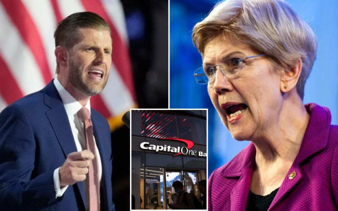 Sen. Elizabeth Warren presses Eric Trump for update on Capital One de-banking lawsuit