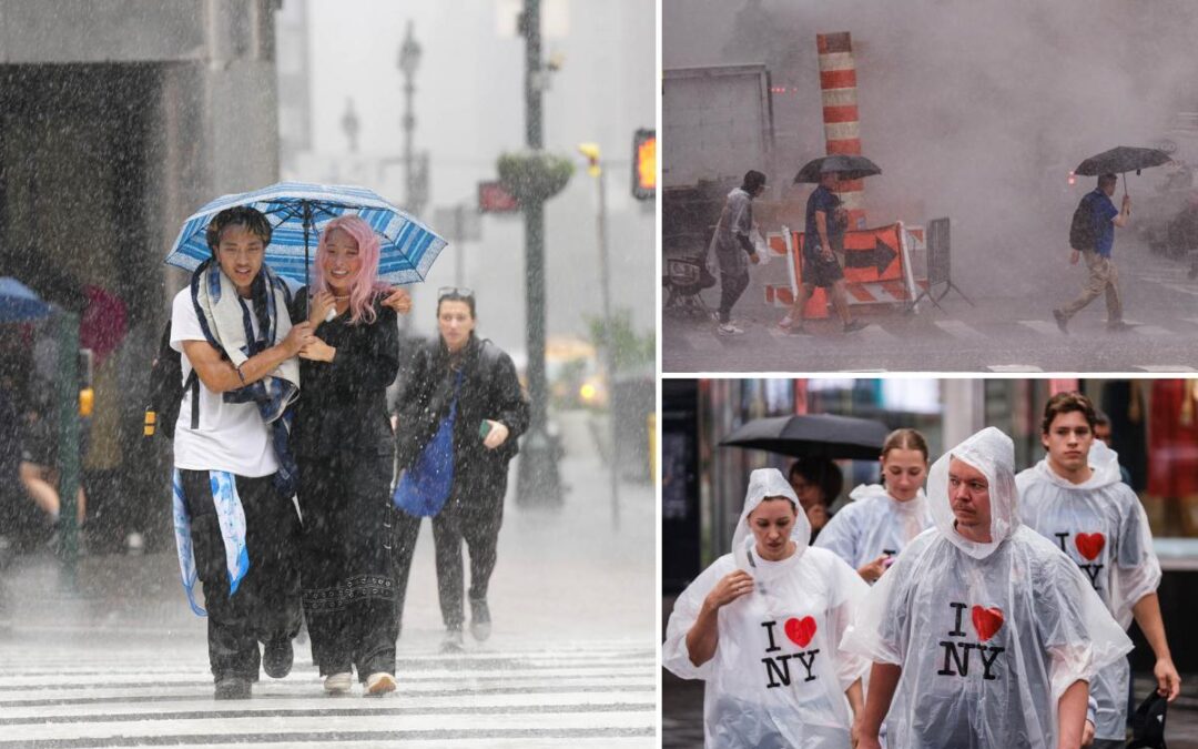 Treacherous downpours and flash flooding to pummel NYC on Monday: ‘Take these warnings seriously’