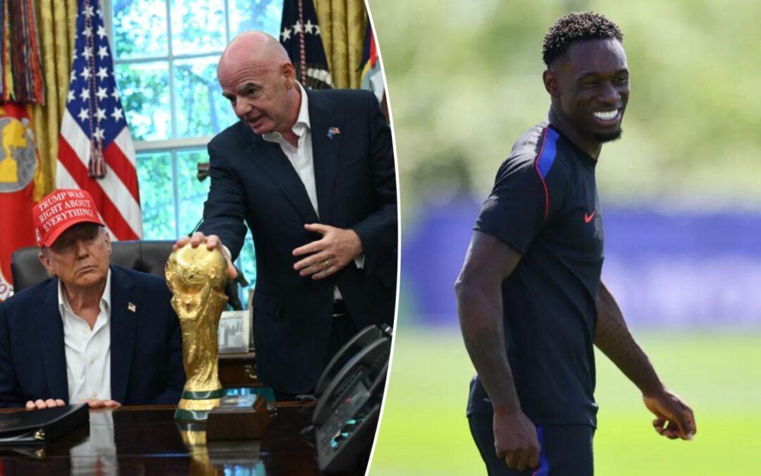 Trump called FIFA president asking to review USMNT star Folarin Balogun’s red card suspension: report