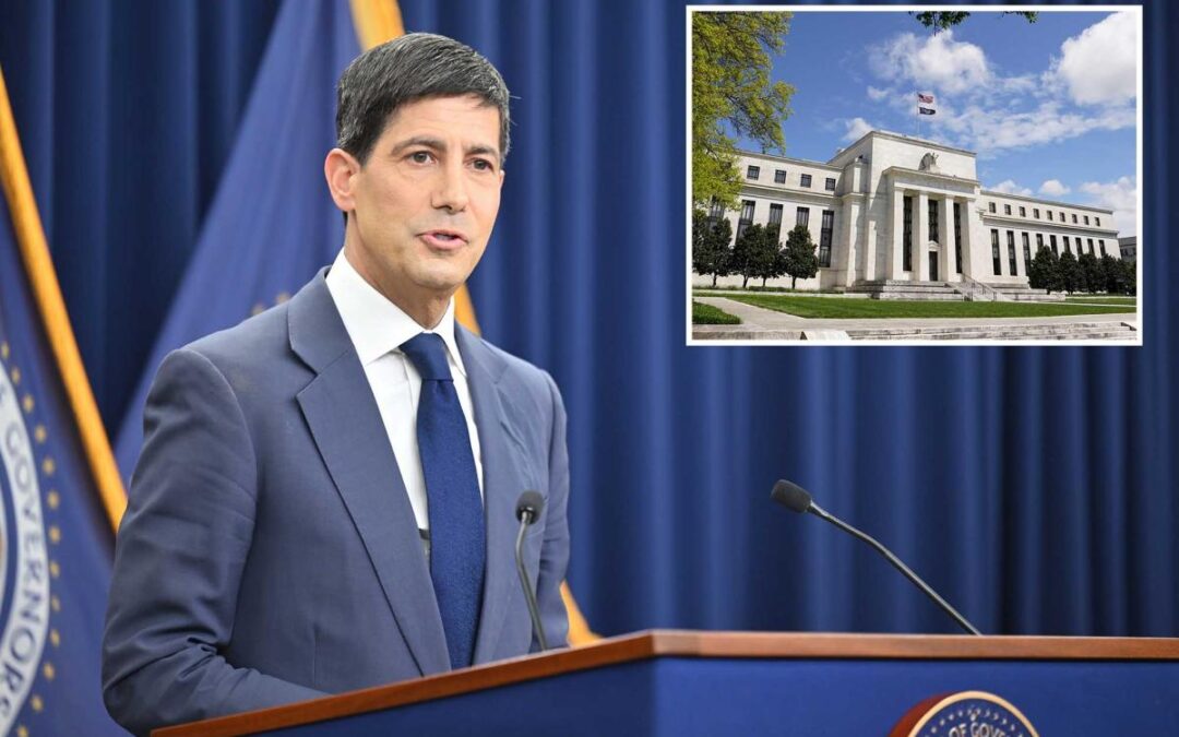 Fed chief Kevin Warsh says inflation risks have dipped – but keeps quiet on rate hikes